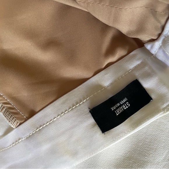 Express super high rise Straight Cropped Ankle Pants - Picture 4 of 5